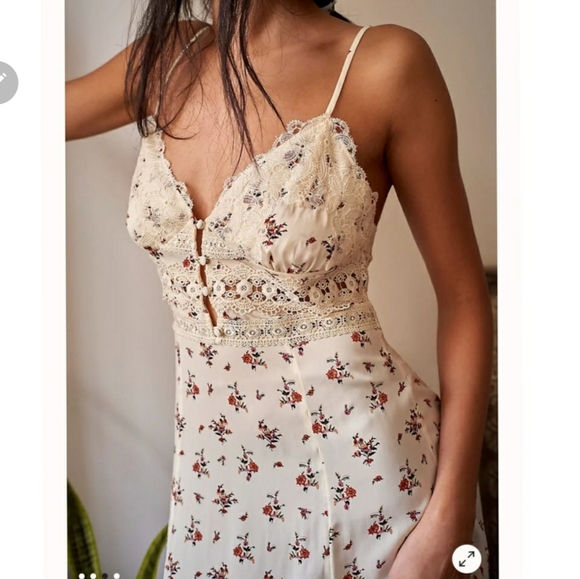 **1 Small Left**Free People Out & About Maxi Slip Dress - Picture 3 of 16